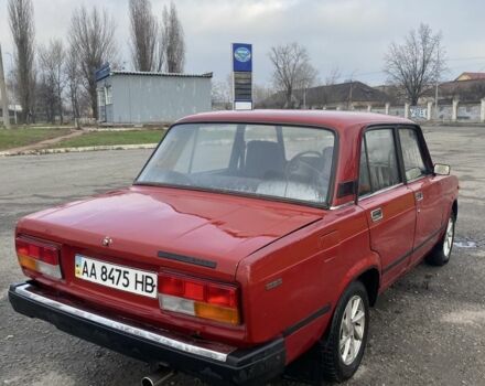 Красный ВАЗ 2107, объемом двигателя 1.5 л и пробегом 62 тыс. км за 899 $, фото 4 на Automoto.ua