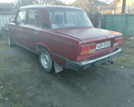 ВАЗ 2107 1997 в Тульчине на Automoto.ua Красный ВАЗ 2107, объемом двигателя 1.5 л и пробегом 250 тыс. км за 500 $, фото 4 на Automoto.ua
