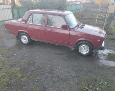 ВАЗ 2107 1997 в Тульчине на Automoto.ua Красный ВАЗ 2107, объемом двигателя 1.5 л и пробегом 250 тыс. км за 500 $, фото 3 на Automoto.ua