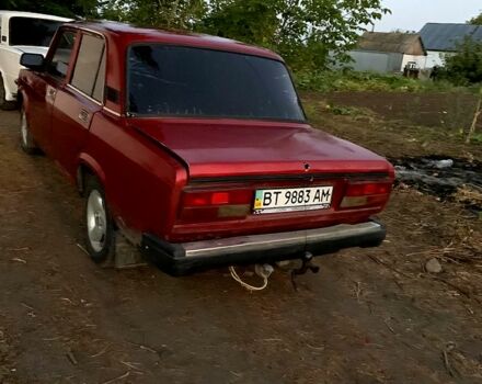 Красный ВАЗ 2107, объемом двигателя 1.3 л и пробегом 0 тыс. км за 500 $, фото 1 на Automoto.ua