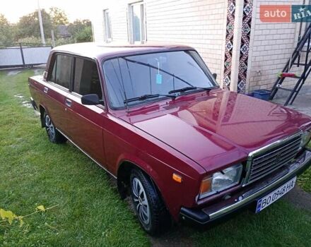 Красный ВАЗ 2107, объемом двигателя 1.5 л и пробегом 230 тыс. км за 1150 $, фото 9 на Automoto.ua
