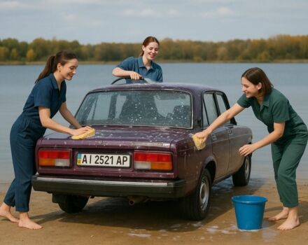 Красный ВАЗ 2107, объемом двигателя 1.6 л и пробегом 5 тыс. км за 430 $, фото 1 на Automoto.ua