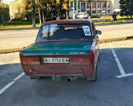 Красный ВАЗ 2107, объемом двигателя 1 л и пробегом 748 тыс. км за 290 $, фото 5 на Automoto.ua