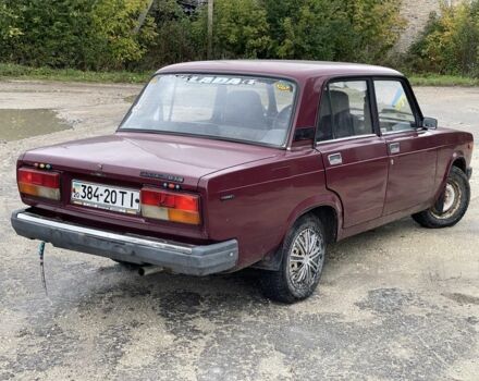 Красный ВАЗ 2107, объемом двигателя 1.5 л и пробегом 100 тыс. км за 599 $, фото 3 на Automoto.ua