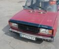 Красный ВАЗ 2107, объемом двигателя 1.45 л и пробегом 146 тыс. км за 595 $, фото 1 на Automoto.ua