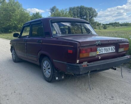 Красный ВАЗ 2107, объемом двигателя 1.5 л и пробегом 3 тыс. км за 450 $, фото 1 на Automoto.ua