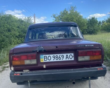Красный ВАЗ 2107, объемом двигателя 1.5 л и пробегом 3 тыс. км за 450 $, фото 2 на Automoto.ua