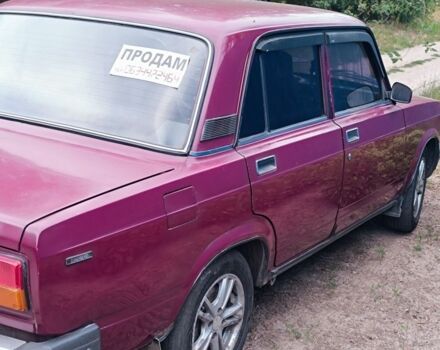 Красный ВАЗ 2107, объемом двигателя 1.5 л и пробегом 93 тыс. км за 961 $, фото 1 на Automoto.ua
