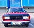 Красный ВАЗ 2107, объемом двигателя 1.5 л и пробегом 200 тыс. км за 1000 $, фото 1 на Automoto.ua