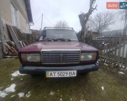 Красный ВАЗ 2107, объемом двигателя 1.45 л и пробегом 100 тыс. км за 1000 $, фото 2 на Automoto.ua