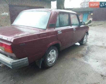 Червоний ВАЗ 2107, об'ємом двигуна 1.45 л та пробігом 230 тис. км за 800 $, фото 5 на Automoto.ua