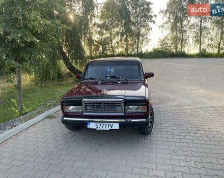 Красный ВАЗ 2107, объемом двигателя 1.57 л и пробегом 136 тыс. км за 2500 $, фото 4 на Automoto.ua