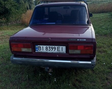 Красный ВАЗ 2107, объемом двигателя 1.6 л и пробегом 101 тыс. км за 1181 $, фото 1 на Automoto.ua