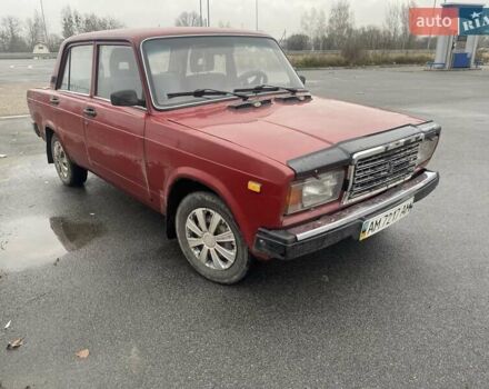 Красный ВАЗ 2107, объемом двигателя 1.6 л и пробегом 116 тыс. км за 1500 $, фото 7 на Automoto.ua