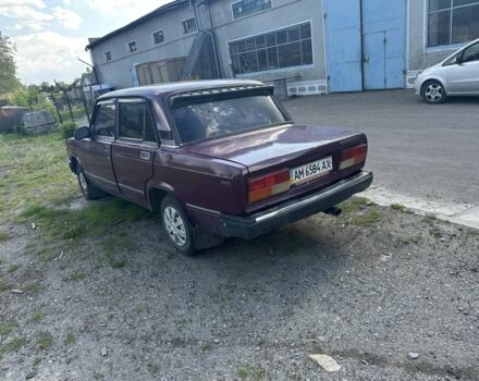 Красный ВАЗ 2107, объемом двигателя 1.5 л и пробегом 80 тыс. км за 821 $, фото 2 на Automoto.ua