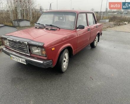 Красный ВАЗ 2107, объемом двигателя 1.6 л и пробегом 116 тыс. км за 1500 $, фото 3 на Automoto.ua