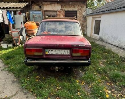 ВАЗ 2107 2002 в Черновцах на Automoto.ua Красный ВАЗ 2107, объемом двигателя 1.5 л и пробегом 106 тыс. км за 500 $, фото 6 на Automoto.ua