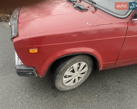 Красный ВАЗ 2107, объемом двигателя 1.6 л и пробегом 116 тыс. км за 1500 $, фото 4 на Automoto.ua