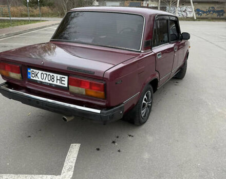 Красный ВАЗ 2107, объемом двигателя 1.57 л и пробегом 85 тыс. км за 1799 $, фото 1 на Automoto.ua