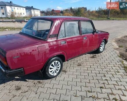 Красный ВАЗ 2107, объемом двигателя 1.45 л и пробегом 76 тыс. км за 1000 $, фото 2 на Automoto.ua