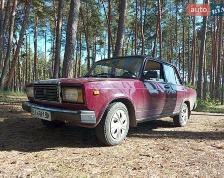 Червоний ВАЗ 2107, об'ємом двигуна 1.45 л та пробігом 72 тис. км за 1100 $, фото 7 на Automoto.ua