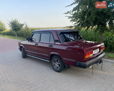 Красный ВАЗ 2107, объемом двигателя 1.57 л и пробегом 136 тыс. км за 2500 $, фото 2 на Automoto.ua