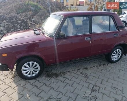 Красный ВАЗ 2107, объемом двигателя 1.45 л и пробегом 76 тыс. км за 1000 $, фото 1 на Automoto.ua