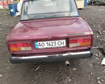 Красный ВАЗ 2107, объемом двигателя 1.6 л и пробегом 300 тыс. км за 450 $, фото 3 на Automoto.ua