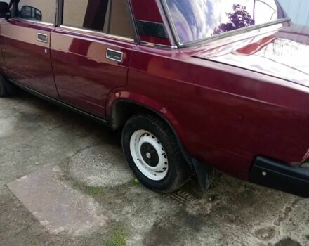 Красный ВАЗ 2107, объемом двигателя 1.5 л и пробегом 86 тыс. км за 1000 $, фото 4 на Automoto.ua