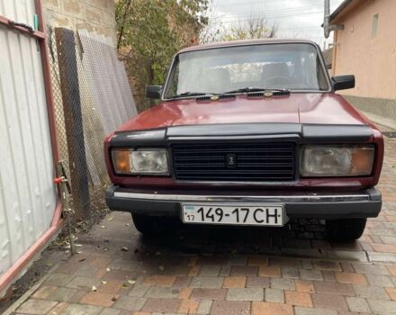 Червоний ВАЗ 2107, об'ємом двигуна 1 л та пробігом 100 тис. км за 596 $, фото 4 на Automoto.ua