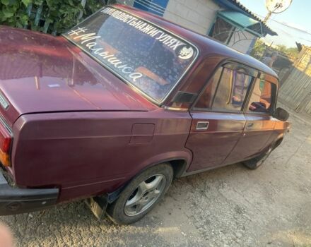 Красный ВАЗ 2107, объемом двигателя 1.6 л и пробегом 89 тыс. км за 1089 $, фото 5 на Automoto.ua