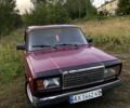Красный ВАЗ 2107, объемом двигателя 1.6 л и пробегом 220 тыс. км за 900 $, фото 1 на Automoto.ua
