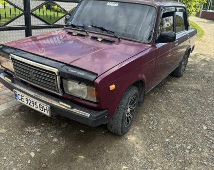 Красный ВАЗ 2107, объемом двигателя 1.6 л и пробегом 80 тыс. км за 1250 $, фото 5 на Automoto.ua