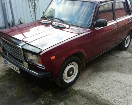 Красный ВАЗ 2107, объемом двигателя 1.5 л и пробегом 86 тыс. км за 1000 $, фото 3 на Automoto.ua