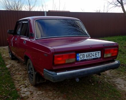 Красный ВАЗ 2107, объемом двигателя 1.5 л и пробегом 0 тыс. км за 2750 $, фото 5 на Automoto.ua