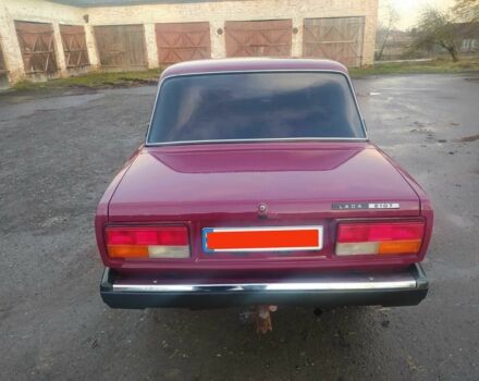 Красный ВАЗ 2107, объемом двигателя 1.6 л и пробегом 122 тыс. км за 1400 $, фото 7 на Automoto.ua