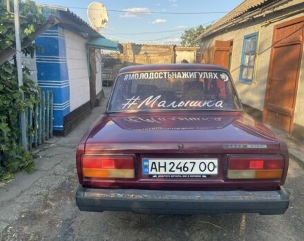 Красный ВАЗ 2107, объемом двигателя 1.6 л и пробегом 89 тыс. км за 1089 $, фото 4 на Automoto.ua