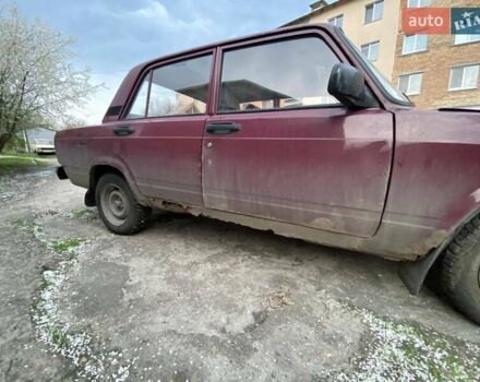 Красный ВАЗ 2107, объемом двигателя 1.6 л и пробегом 70 тыс. км за 650 $, фото 1 на Automoto.ua