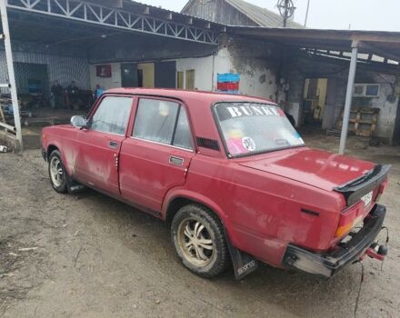 Красный ВАЗ 2107, объемом двигателя 1.5 л и пробегом 84 тыс. км за 1100 $, фото 4 на Automoto.ua
