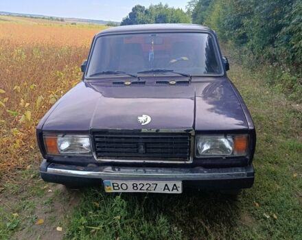 Красный ВАЗ 2107, объемом двигателя 3 л и пробегом 7 тыс. км за 900 $, фото 1 на Automoto.ua