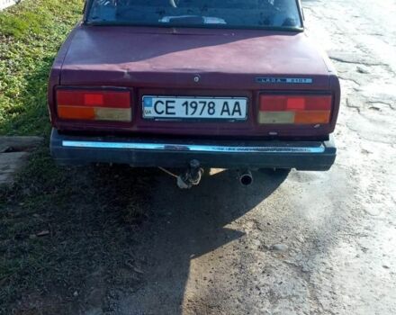 ВАЗ 2107 2004 в Сторожинце на Automoto.ua Красный ВАЗ 2107, объемом двигателя 0 л и пробегом 2 тыс. км за 700 $, фото 1 на Automoto.ua