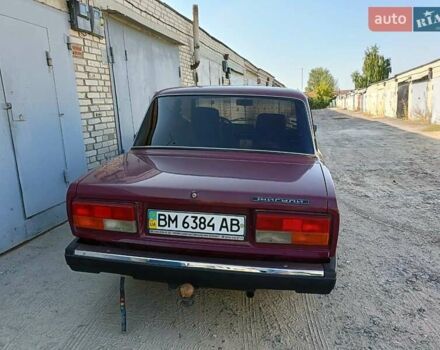 Красный ВАЗ 2107, объемом двигателя 1.45 л и пробегом 92 тыс. км за 2000 $, фото 1 на Automoto.ua