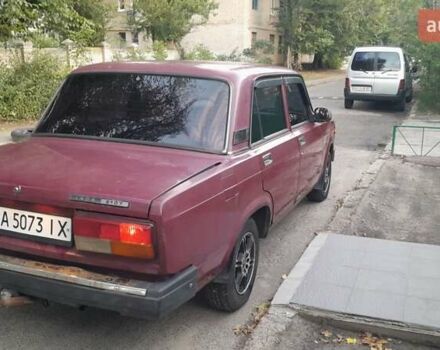 Красный ВАЗ 2107, объемом двигателя 1.45 л и пробегом 130 тыс. км за 1500 $, фото 1 на Automoto.ua