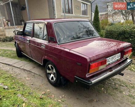 Красный ВАЗ 2107, объемом двигателя 1.5 л и пробегом 90 тыс. км за 1100 $, фото 7 на Automoto.ua