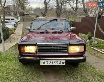 Красный ВАЗ 2107, объемом двигателя 1.5 л и пробегом 90 тыс. км за 1100 $, фото 3 на Automoto.ua