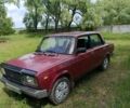 Красный ВАЗ 2107, объемом двигателя 1.5 л и пробегом 87 тыс. км за 1125 $, фото 1 на Automoto.ua