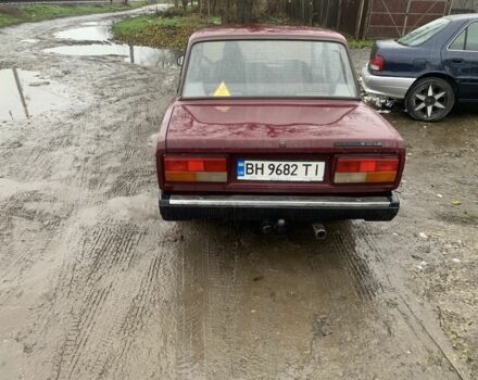 Красный ВАЗ 2107, объемом двигателя 1.6 л и пробегом 50 тыс. км за 650 $, фото 1 на Automoto.ua
