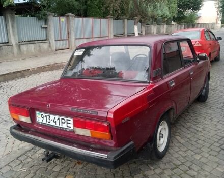 Красный ВАЗ 2107, объемом двигателя 1.5 л и пробегом 150 тыс. км за 700 $, фото 3 на Automoto.ua