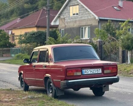 Красный ВАЗ 2107, объемом двигателя 1.5 л и пробегом 60 тыс. км за 800 $, фото 1 на Automoto.ua