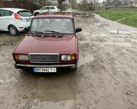 Красный ВАЗ 2107, объемом двигателя 1.6 л и пробегом 50 тыс. км за 650 $, фото 2 на Automoto.ua